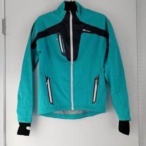 NWOT teal Sugoi Firewall 180 athletic jacket